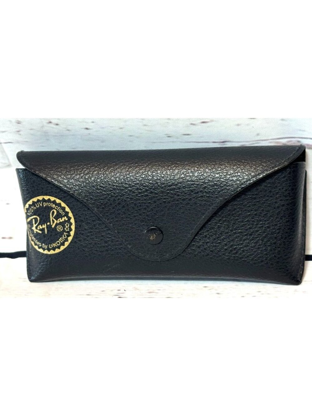 Ray-Ban Black Leather Sunglasses Case